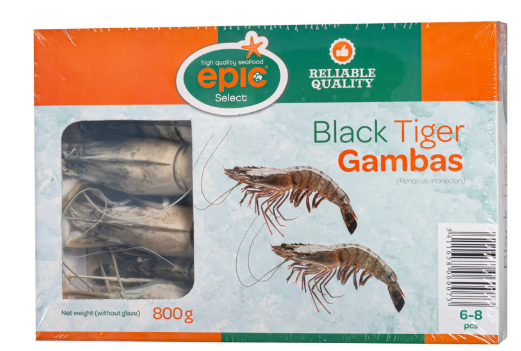 EPIC Head on Black Tiger Gambas 800G