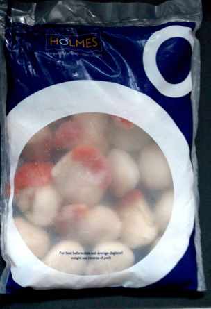 HOLMES Roe-on King Scallops (8-12) 1KG