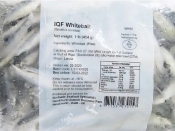 SEA DRAGON I.Q.F Whitebait 454G