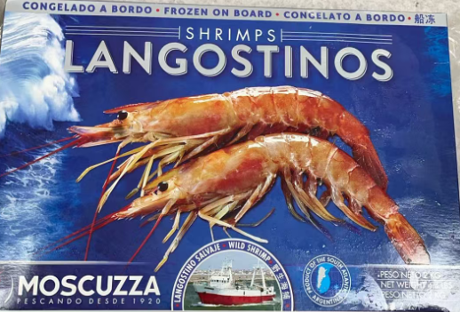 MOSCUZZA ARGENTINIAN Head-on Red Shrimp (10/20) 2KG