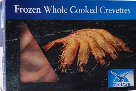 SEAHAWK Whole Cooked Crevettes 1KG