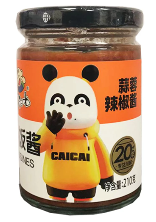 饭扫光蒜蓉辣椒酱210g