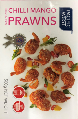 PACIFIC WEST Chilli Mango Prawns 500G