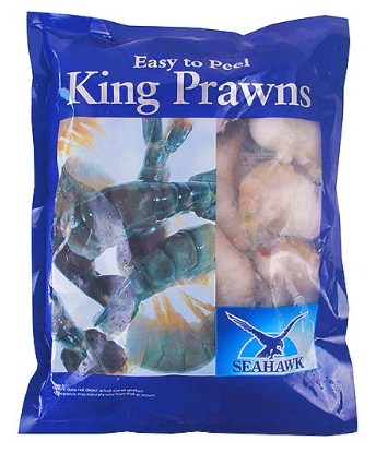 SEAHAWK Fresh Water Easy to Peel King Prawns(6/8) 800G