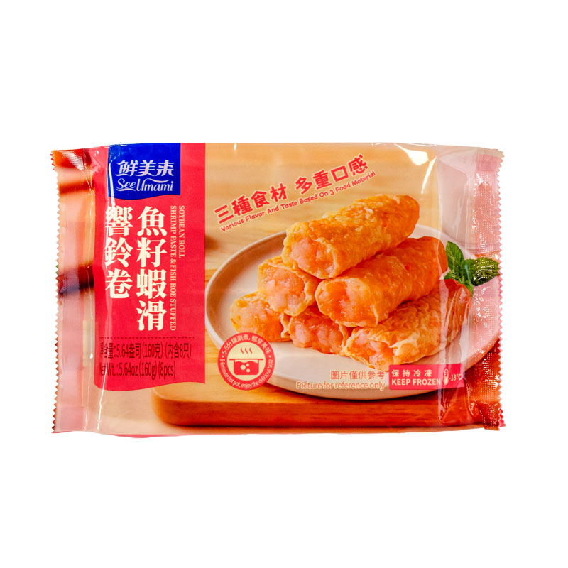 鲜美来响铃卷鱼籽虾滑160g