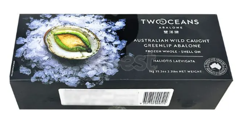 TWOCEAN Australian Wild Caught Greenlip Abalone 6 Pieces