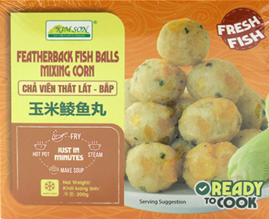 KIM SON玉米鲮鱼丸200G