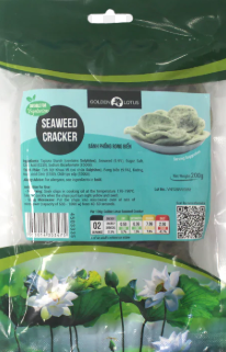 GOLDEN LOTUS Seaweed Cracker 200G