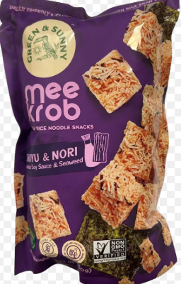 GREEN&SUNNY泰式脆面零食日式酱油海苔味60G