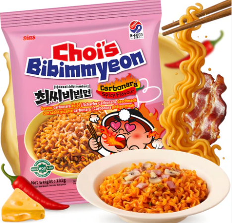 CHOI'S RAMYEON Noodle Carbonara Flavor 131G x 5