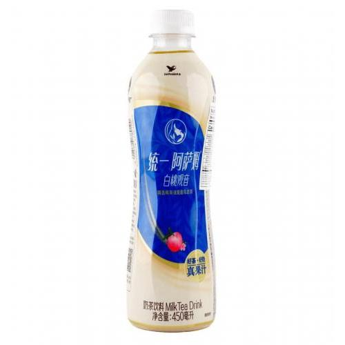 统一阿萨姆白桃观音茶450ml