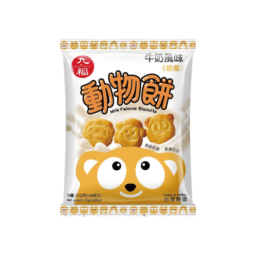 NICE CHOICE Animal Shape Biscuits Milk Flavour100g