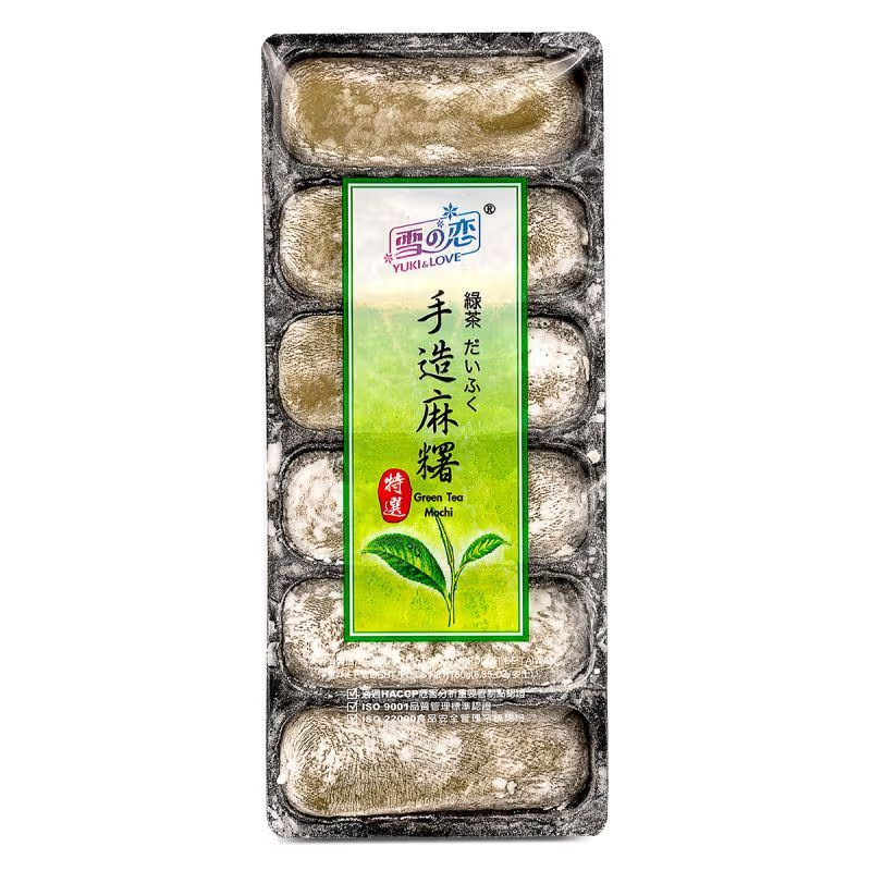 雪之恋手造麻糬绿茶180g