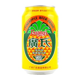 GUANG'S Pineapple Beer Drink Alcohol Free 330ML