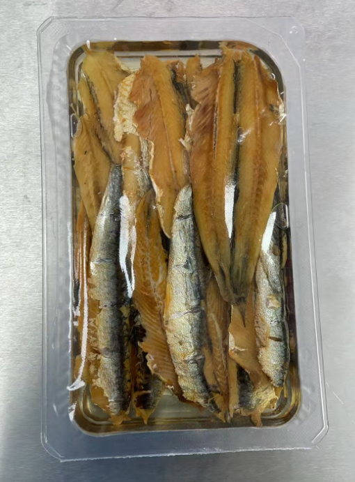 葵花籽油热熏凤尾鱼片125G