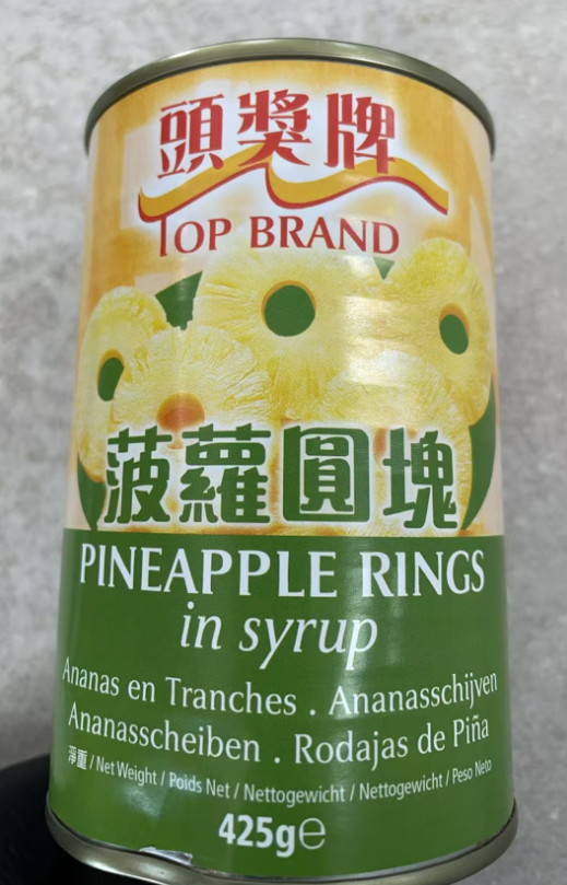 头奖牌菠萝圈425G