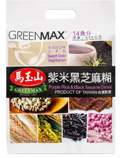马玉山紫米黑芝麻糊420G