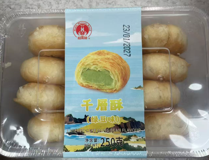 榕凤禧千层酥绿豆味250G