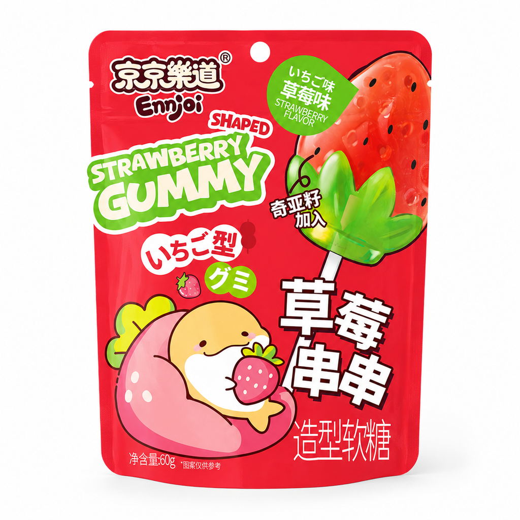 京京乐道串串软糖草莓味60g