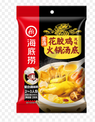 海底捞火锅料金汤花胶鸡200G