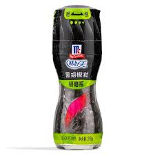 MCCORMICK Black Peppercorn grinding bottle 28G