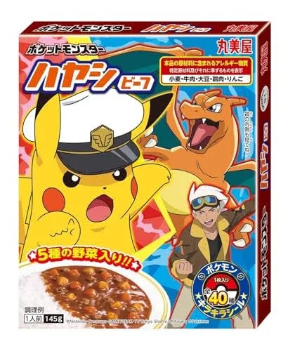 丸美屋宝可梦哈亚西牛肉烩饭145g