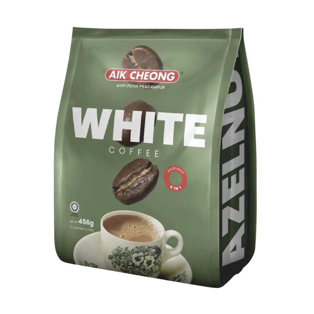 AIK CHEONG 3 in 1 Whitle Coffee Hazelnut 456g