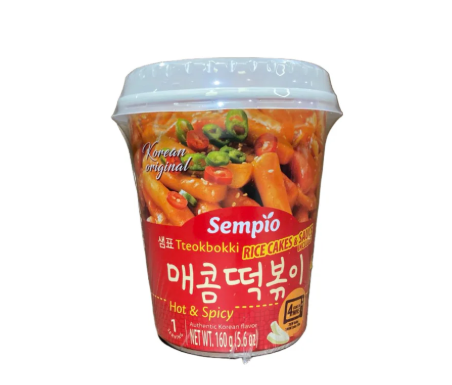 SEMPIO Instant Tteokbokki Hot & Spicy Cup 160G
