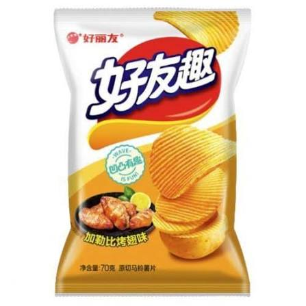 HLY Potato Crisps Caribbean Grilled Wing Flavour70g