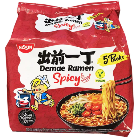 日清香辣面五包装500G