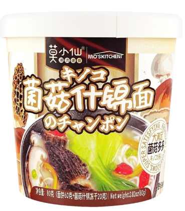 莫小仙菌菇什锦面（碗）80G
