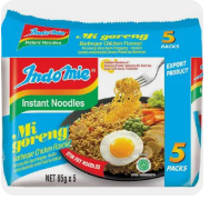Indomie Instant Noodles Mi Goreng BBQ Chicken 5 Pack 410g
