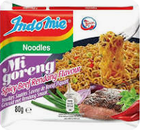 Indomie Instant Noodles Mi Goreng Rendang Spicy Beef 5 Pack 400g