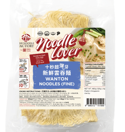 THE NOODLE FACTORY新鲜云吞面480G
