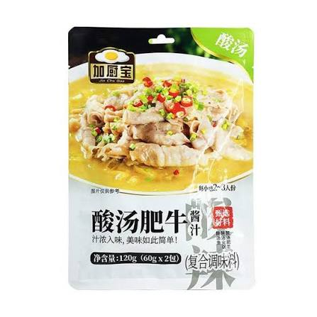 加厨宝酸汤肥牛酱汁60g