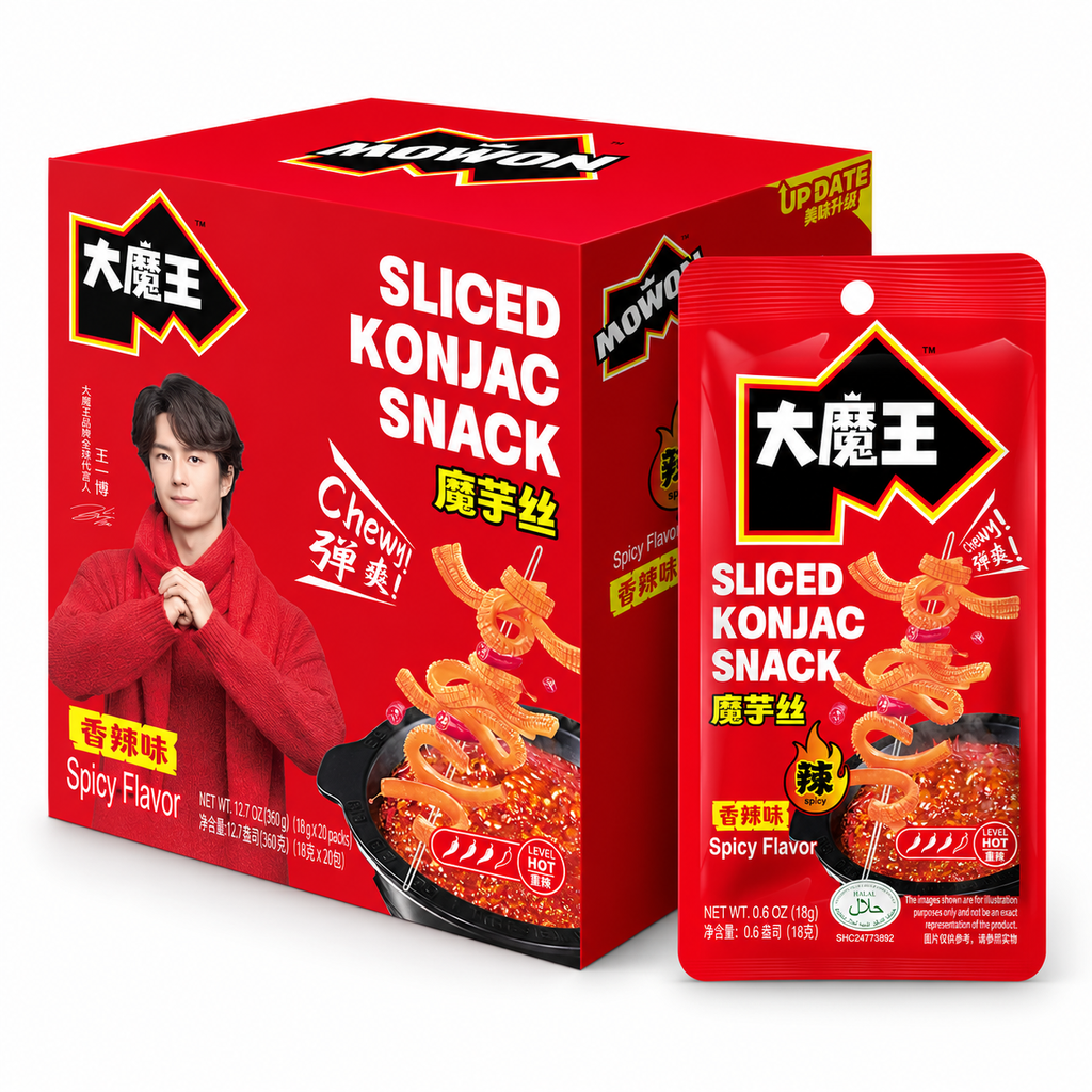 盐津铺子大魔王魔芋丝香辣味360g