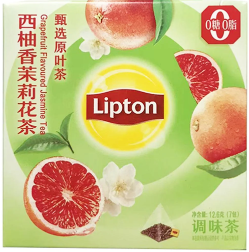 立顿调味茶西柚茉莉花茶12.6G