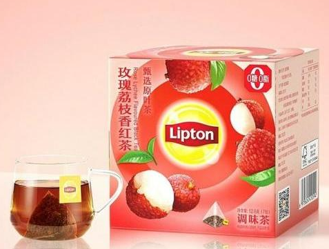 立顿调味茶玫瑰荔枝红茶12.6G