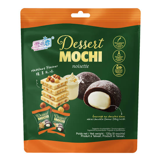 Yuki Love Dessert Mochi Hazelnut Flavour120g