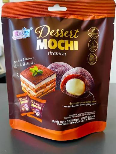 Yuki  Love Dessert Mochi Tiramisu Flavour120g