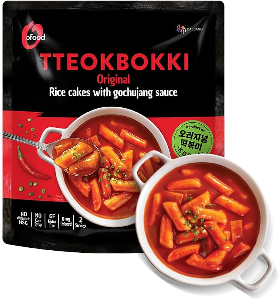 O'Food Tteokbokki Original with Gochujang Sauce260g