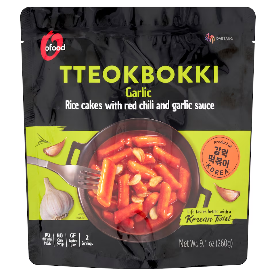 O'Food Tteokbokki with Garlic Sauce 260g