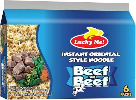 LUCKY ME牛肉汤面330g