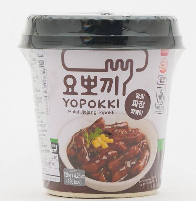 YOPOKKI炸酱口味年糕杯120G