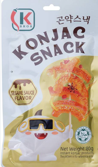 SBROS Konjac Snack Sesame Sauce Flavour 80G