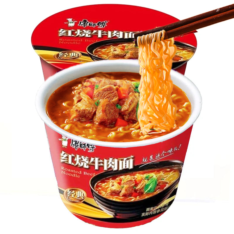 康师傅红烧牛肉桶面110G