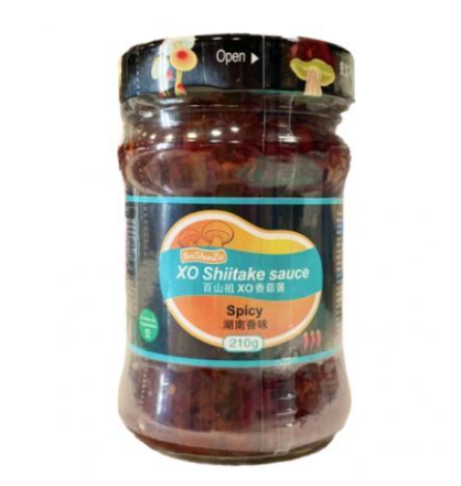 BAISHANZU Xo Mushroom Sauce Soicy 210g