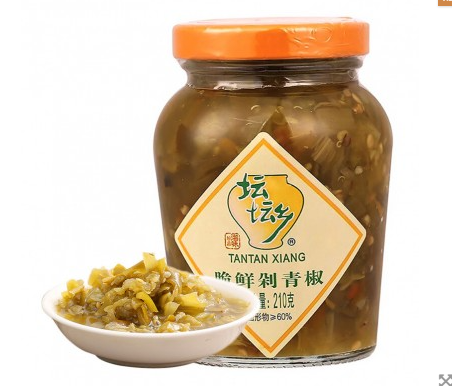 坛坛乡脆鲜剁青椒 210g