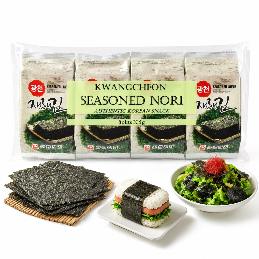 Kwangcheon Seasoned Seaweed Snack (8 Individual Packs) 40g