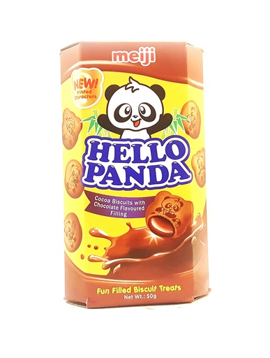 Meiji Hello Panda Biscuits With Double Chocolate Flav 50g
